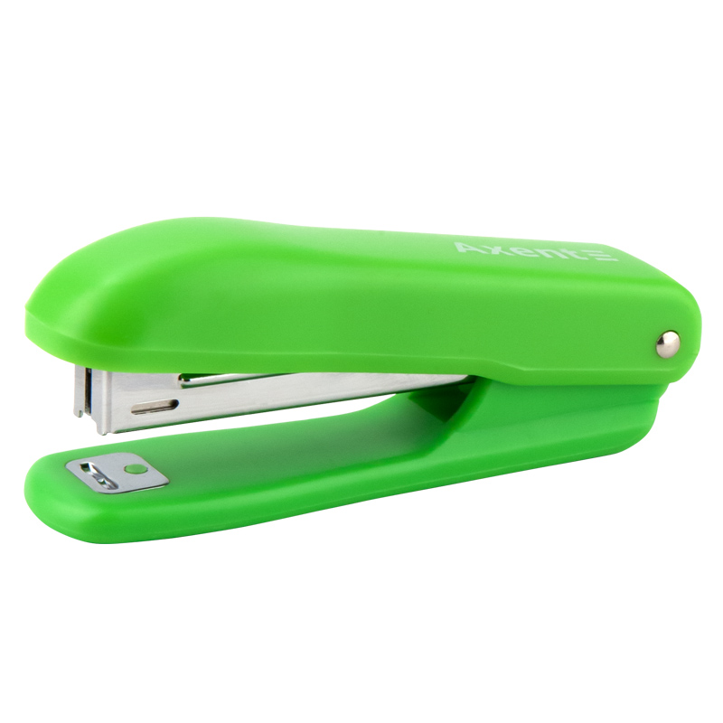 Степлер канцелярський AXENT 15 арк пластик Standard №10/5, салатовий (4222-09-A)